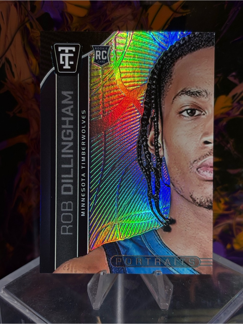 Rob Dillingham 2024-25 Panini Totally Certified - Portraits Mirror Rookie